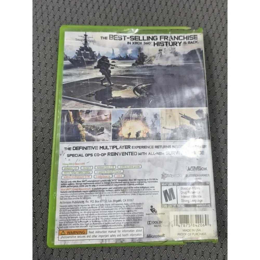 Call of Duty: Modern Warfare 3 (Xbox 360, 2011)